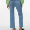 Vmamara jeans med middels høy midje og rett passform
