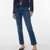Vmamara jeans med middels høy midje og rett passform