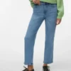 Vmamara jeans med middels høy midje og rett passform