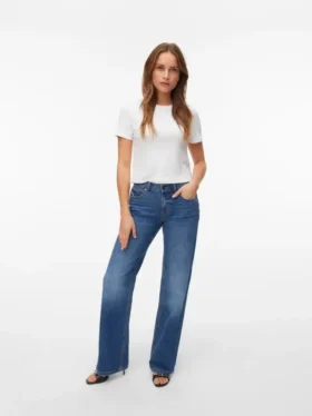 Vmasta jeans med lav midje og bootcut-passform