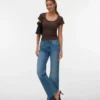 Vmasta jeans med lav midje og bootcut-passform