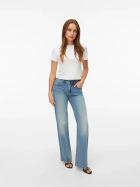 Vmasta jeans med lav midje og bootcut-passform