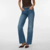 Vmasta jeans med lav midje og bootcut-passform