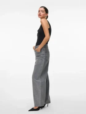 Vmbillie High Rise Barrel Fit-Jeans