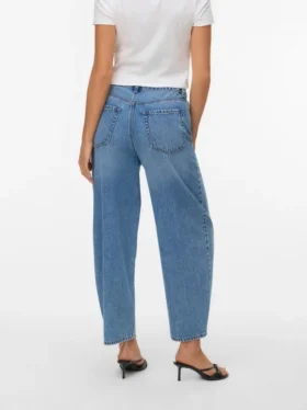 Vmbillie High Rise Barrel Fit-Jeans