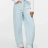 Vmbillie High Rise Barrel Fit-Jeans