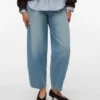 Vmbillie jeans med høy midje og barrel-passform