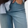 Vmbillie jeans med høy midje og barrel-passform