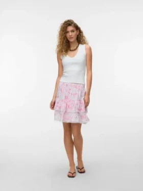 Vmbliss kort shorts med høy midje