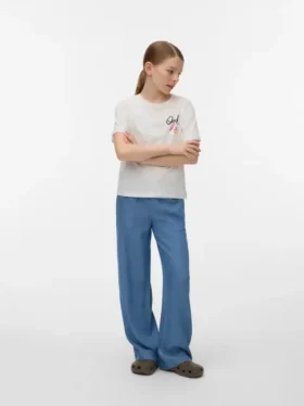 Vmbree-jeans med høy midje og vid passform