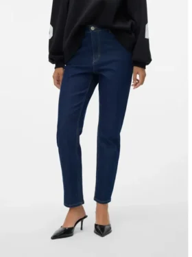 Vmbrenda-jeans med høy midje og «mom fit»