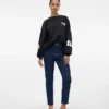 Vmbrenda-jeans med høy midje og «mom fit»