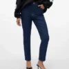 Vmbrenda-jeans med høy midje og «mom fit»