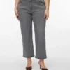 Vmcamara jeans med middels høy midje og rett passform