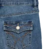 Vmcamille-jeans med lav midje og utvidet passform