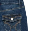 Vmcamille-jeans med lav midje og utvidet passform