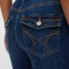 Vmcamille-jeans med lav midje og utvidet passform