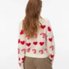 Vmcandyhearts strikket genser