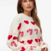 Vmcandyhearts strikket genser