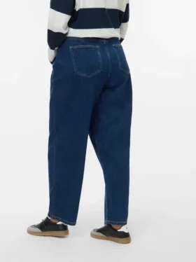 Vmcestelle High Rise Barrel Fit-Jeans