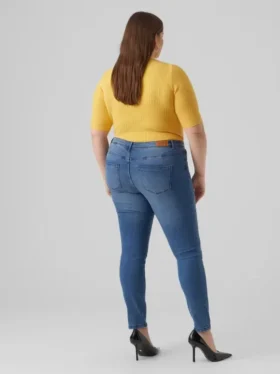 Vmcfanya Mid Rise Slim Fit-Jeans