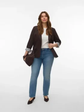 Vmcflash Mid Rise Straight Fit-Jeans