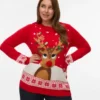 Vmcfrostydeer strikket genser