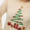 Vmcglitter strikket genser