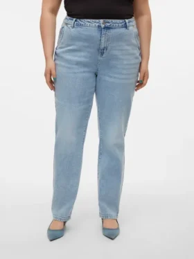 Vmcisa-jeans med høy midje og «Mom Fit»-passform