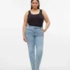 Vmcisa-jeans med høy midje og «Mom Fit»-passform