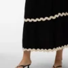 Vmcjenna lang skjørt med middels høy midje