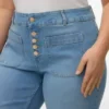 Vmckayla jeans med høy midje og utvidet ben