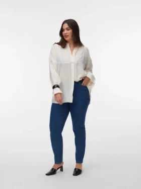 Vmclusia-jeans med høy midje og slim fit