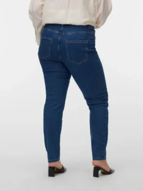 Vmclusia-jeans med høy midje og slim fit