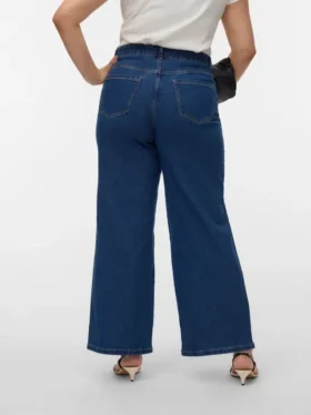 Vmclusia-jeans med høy midje og vid passform