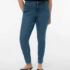 Vmcpaige-jeans med middels høy midje og smal passform