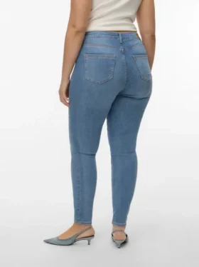 Vmcphia høytaljede jeans med smal passform