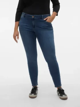 Vmcsela Mid Rise Slim Fit-Jeans