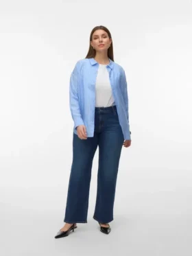 Vmcstellastretch-Jeans med middels høy midje og vid passform