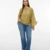 Vmcstellastretch-Jeans med middels høy midje og vid passform