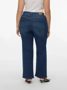 Vmcstellastretch-Jeans med middels høy midje og vid passform