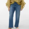 Vmcstellastretch-Jeans med middels høy midje og vid passform