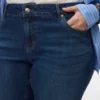 Vmcstellastretch-Jeans med middels høy midje og vid passform