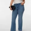 Vmctanna jeans med høy midje og utvidet passform