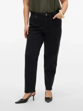 Vmctessa jeans med høy midje og «mom fit»