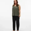 Vmctessa jeans med høy midje og «mom fit»