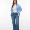 Vmctessa-jeans med høy midje og vid passform
