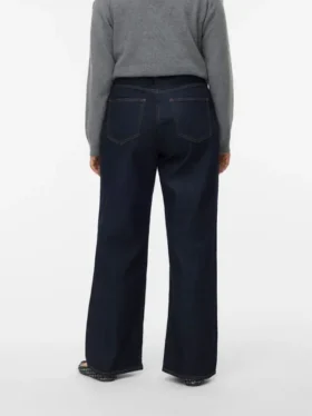 Vmctessa-jeans med høy midje og vid passform