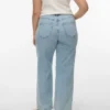 Vmctessa-jeans med høy midje og vid passform