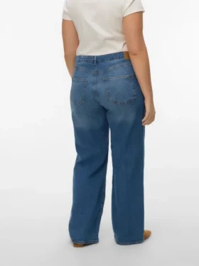 Vmctessa-jeans med høy midje og vid passform
